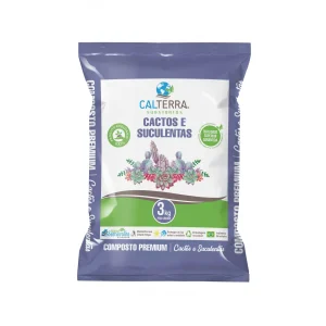Substrato Composto para Cactos e Suculentas 3kg Calterra